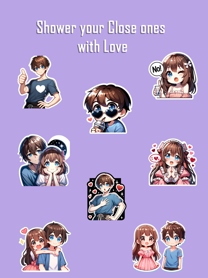 Love Stickers, Kana and Masato