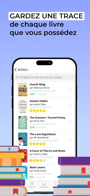 Bookly - Suivi de livres screenshot 7 of 10