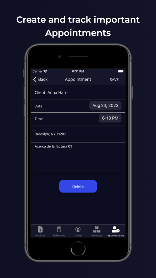 #6. Invoice & Receipt Maker App (iOS) 由: Nadim Radjab