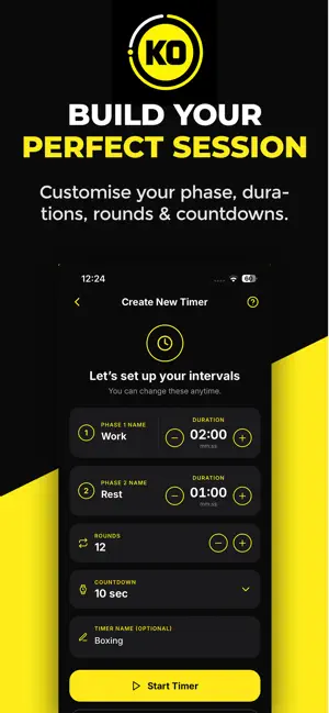 KO Interval Timer screenshot 2