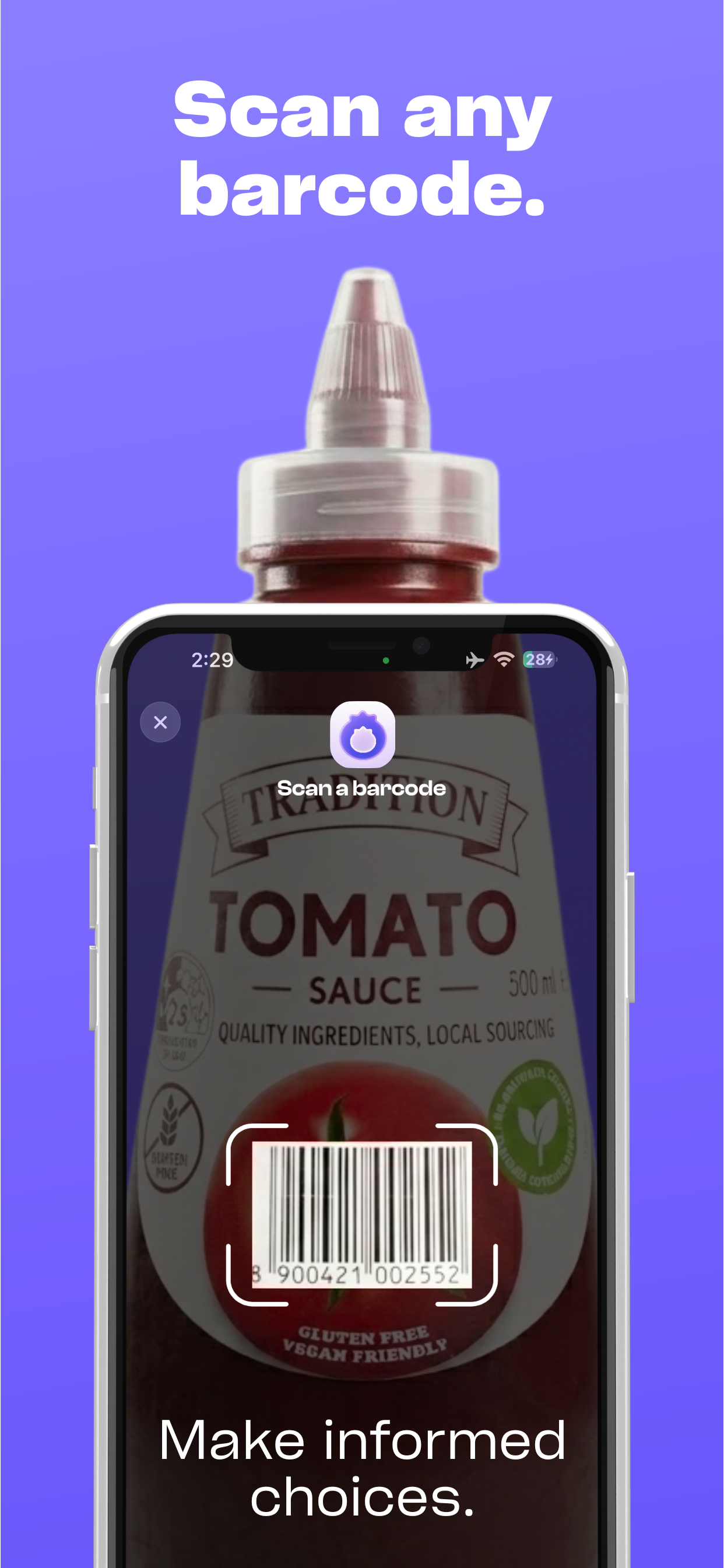 Blueberry: Food Scanner screenshot 2