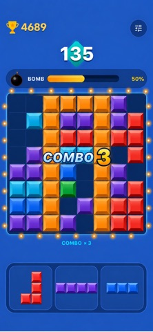 Bomb Block: Puzzle Game iPhone screenshot