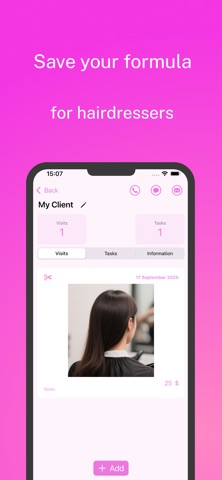 Beauty Salon Management: CRM iPhone screenshot