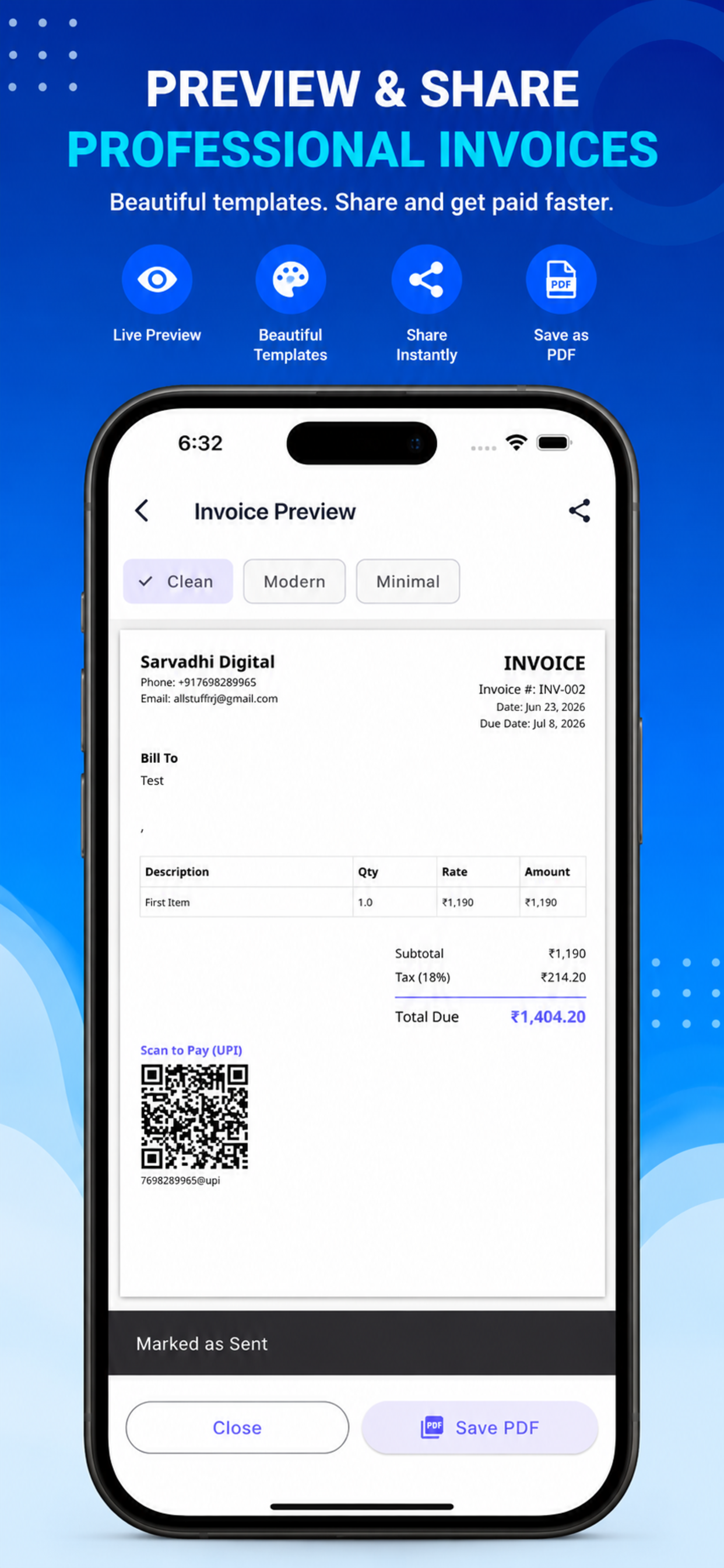 InvoiceFlow – Invoice Maker screenshot 4