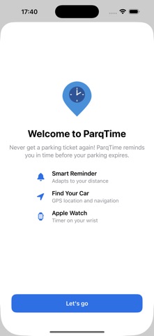 ParqTime - Parking Timer Screenshot 1 of 5