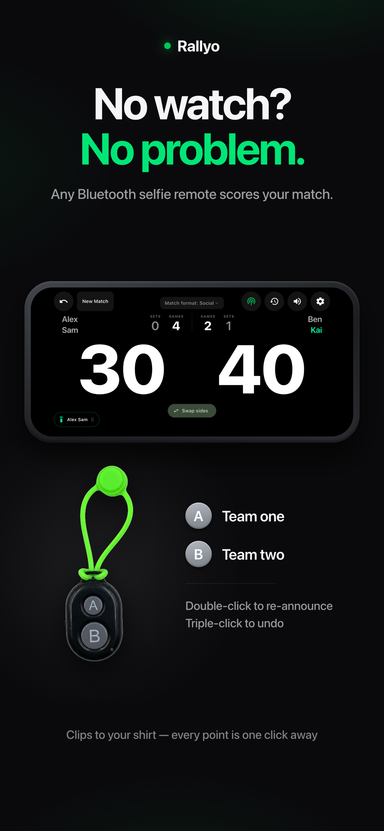 Rallyo: Padel Score Keeper screenshot 2