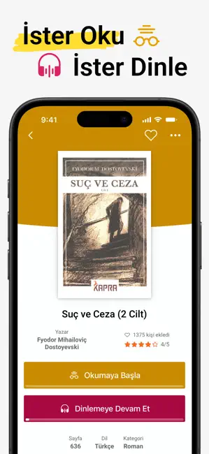Kitapyurdu E-Kitap Oku & Dinle iPhone screenshot 2