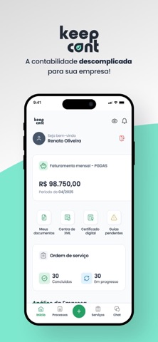 Keepcont App screenshot