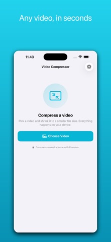 Video Compressor: Resize MP4 iPhone screenshot