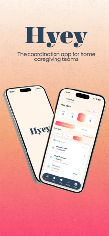 Hyey: Family Caregiver App iPhone screenshot