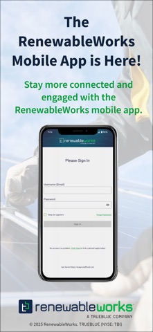 RenewableWorks iPhone screenshot
