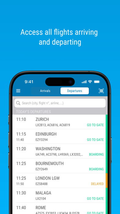 Genève Aéroport (GVA) iPhone screenshot 3 - Travel app