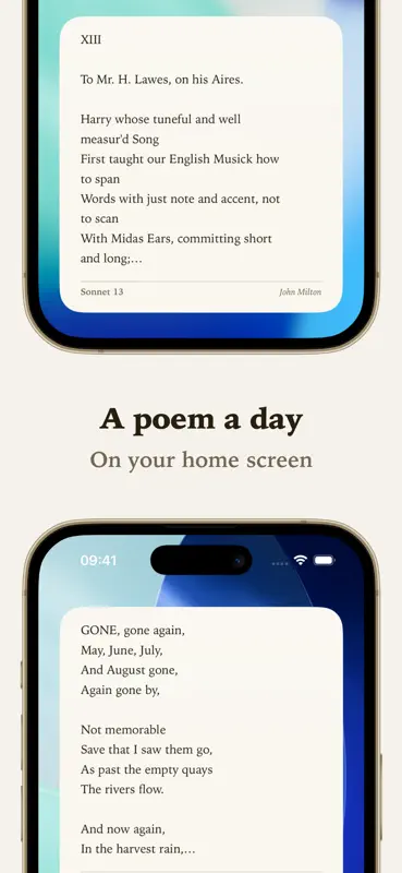 Widgetry: A Poem a Day screenshot 1 of 8