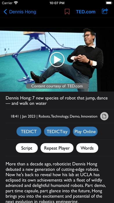 TEDICT LITE Screenshot