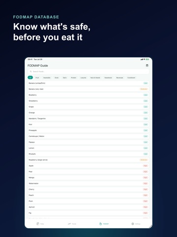 IBS & Gut Health Tracker iPad screenshot