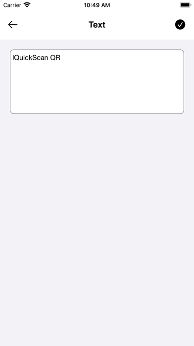 iQuickScan QR Screenshot