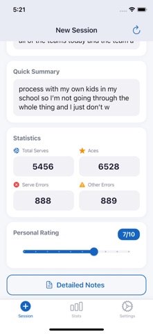 Spikeline Player Metrics screenshot