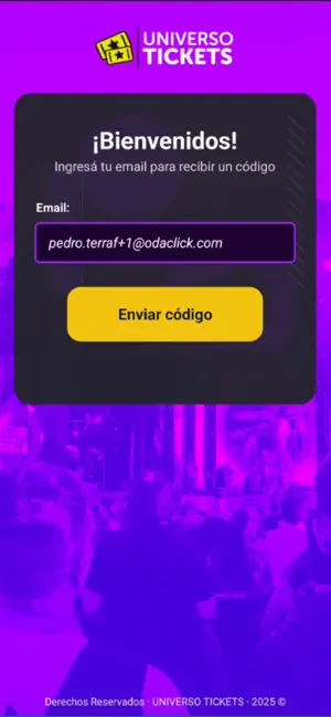 Universo Tickets iPhone screenshot 2