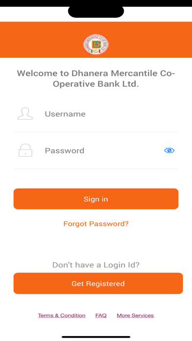 Dhanera Mercantile Bank iPhone screenshot