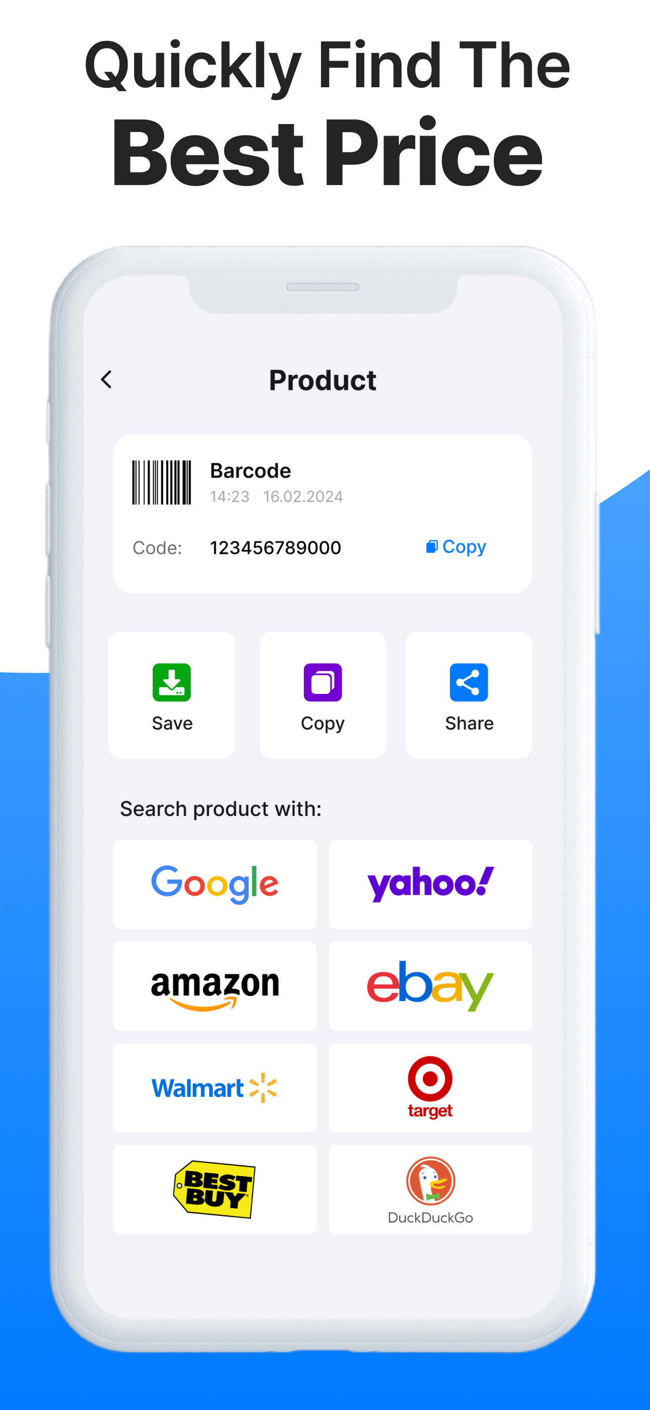 QR & Barcode Reader for iPhone screenshot 4