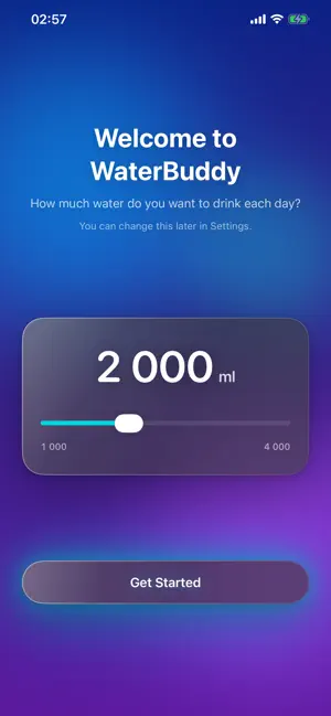 WaterBuddy - Hydration Tracker screenshot 1