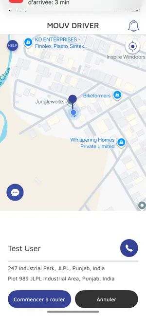 moouv driver screenshot 2