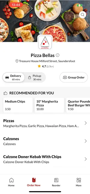 Pizza Bellas. screenshot 2
