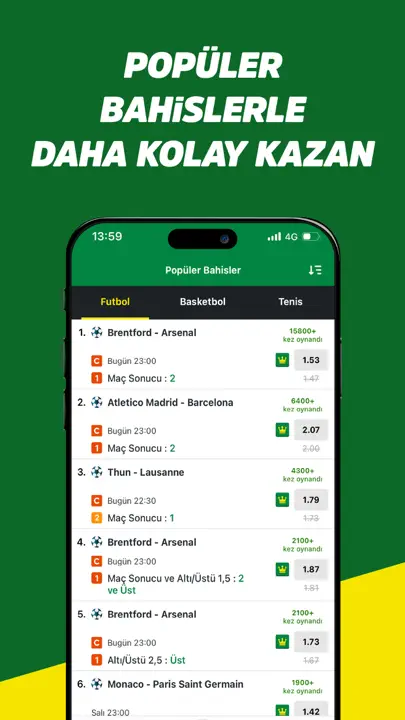 Iddaa.com - Canlı Bahis iPhone Ekran Görüntüsü 8