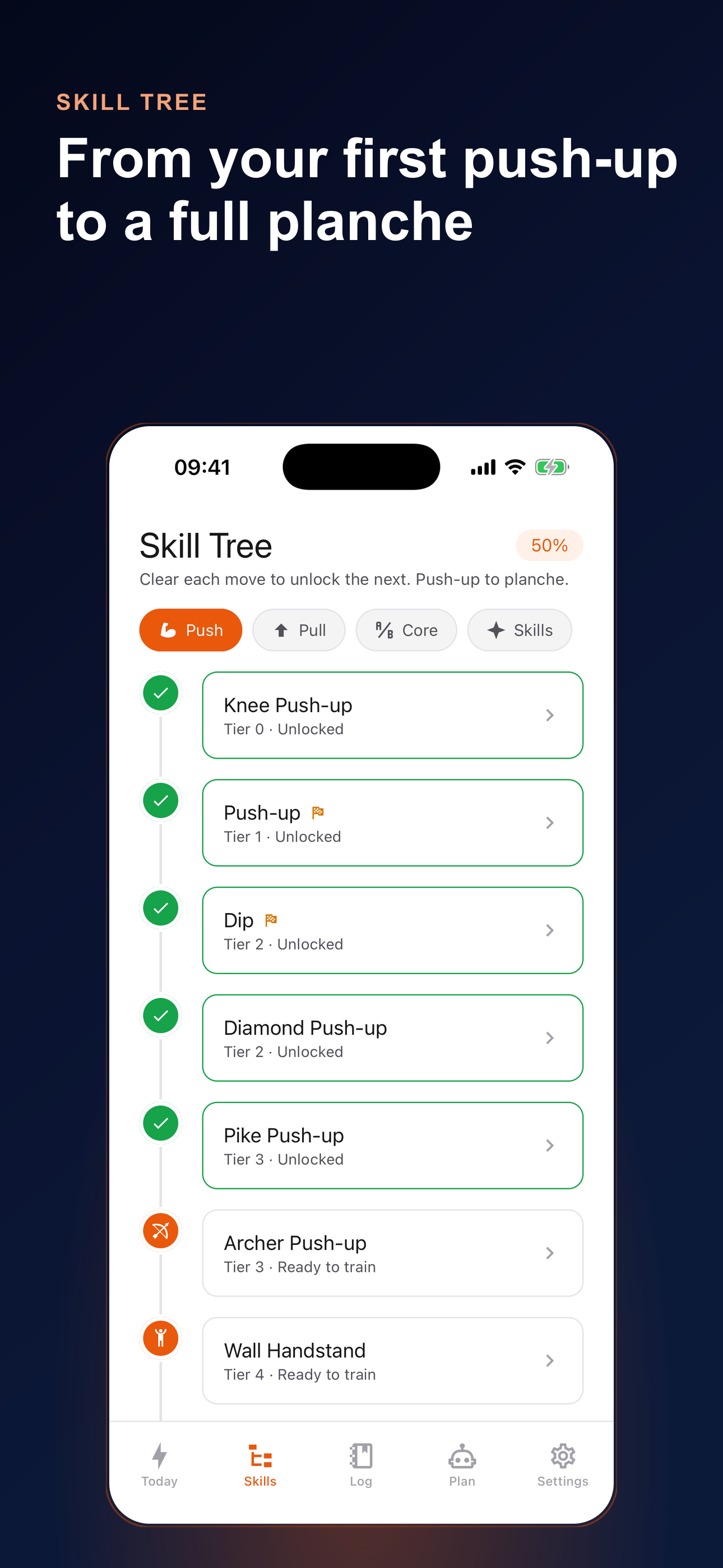 Calisthenics Workout Log screenshot 2