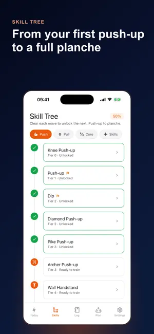 Calisthenics Workout Log screenshot 2