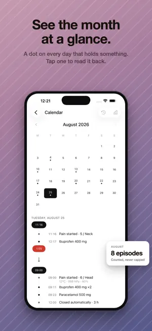 Click Pain: Symptom Tracker screenshot 4