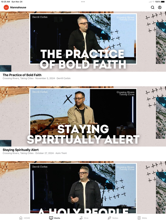 Mannahouse iPad screenshot 2 - Lifestyle app