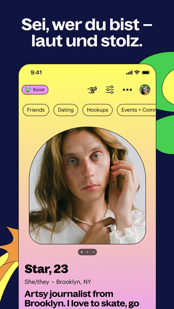 Lex: App für queere Menschen iPhone App Screenshot 8 – Soziale Netzwerke