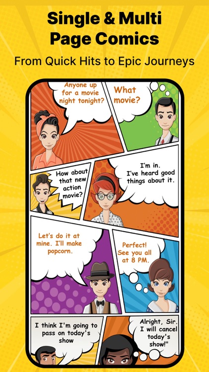 Comic Cartoon Story Maker