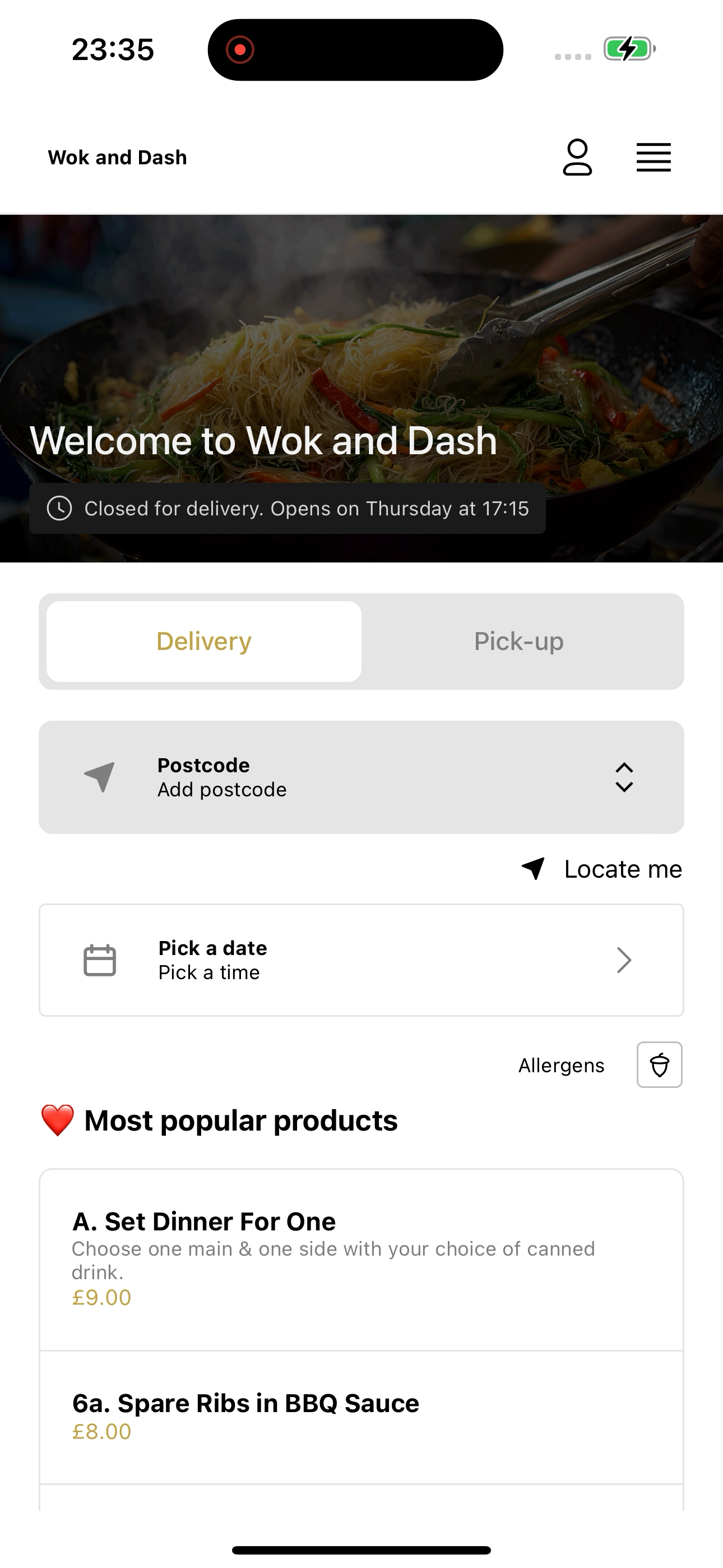 Wok and Dash