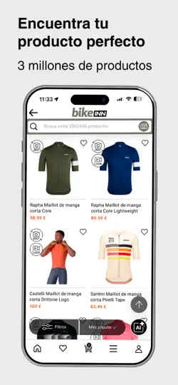 Captura de pantalla de Tradeinn: Tienda De Deportes en iPhone 3