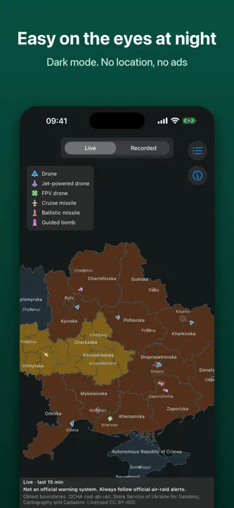 Dronar: Drone & Missile Map screenshot 5