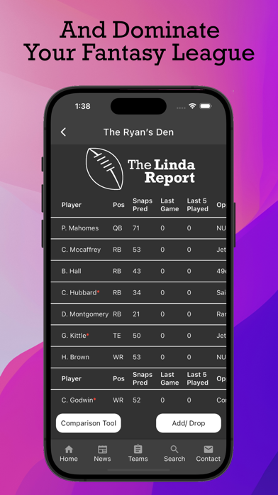 The Linda Report Screenshot