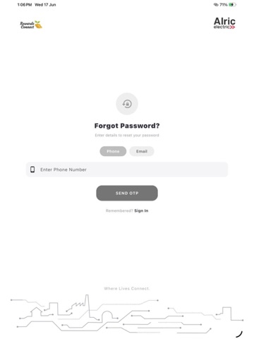 Alric Rewards Connect iPad screenshot
