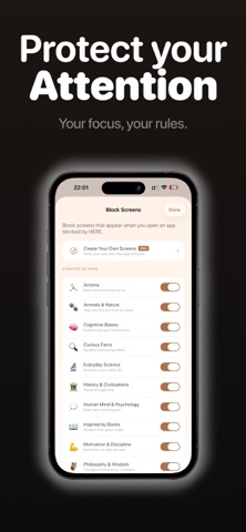 Here - Screen Time & Habits screenshot