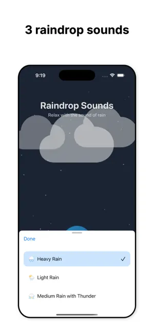 Raindrop Sounds screenshot 2