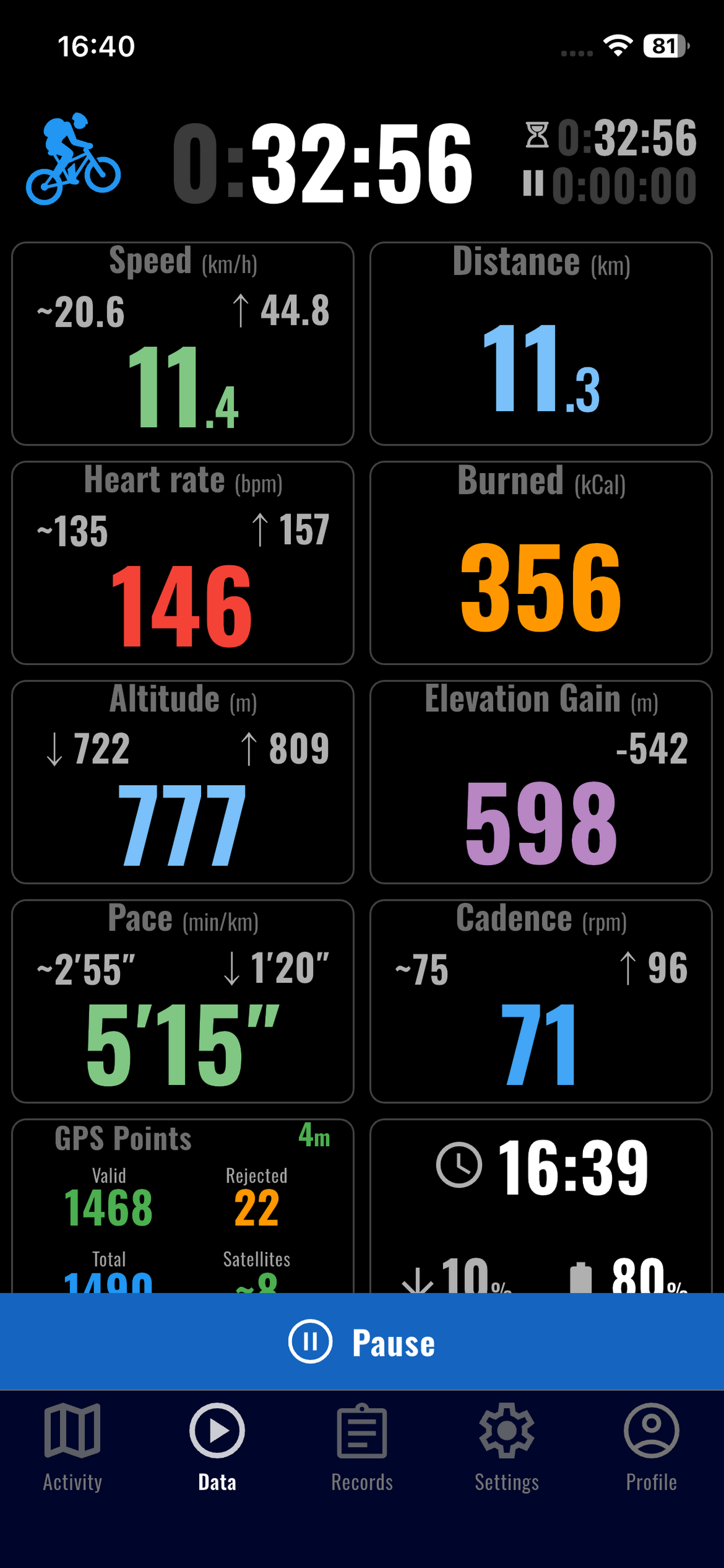 SportMetrix screenshot 2