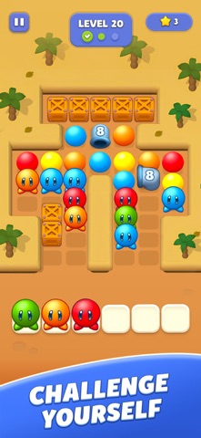 Bubble Jam - Block Match Games iPhone screenshot