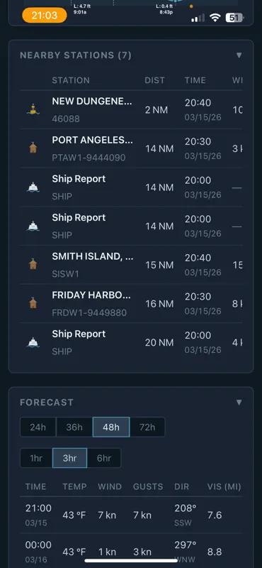Helm WX Marine Weather & Tides screenshot 6 of 6