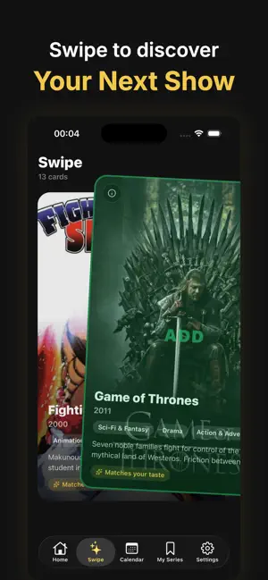 Series Track: TV Calendar screenshot 2