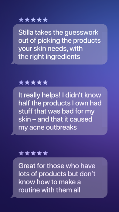 Stilla: Skincare Scanner Screenshot