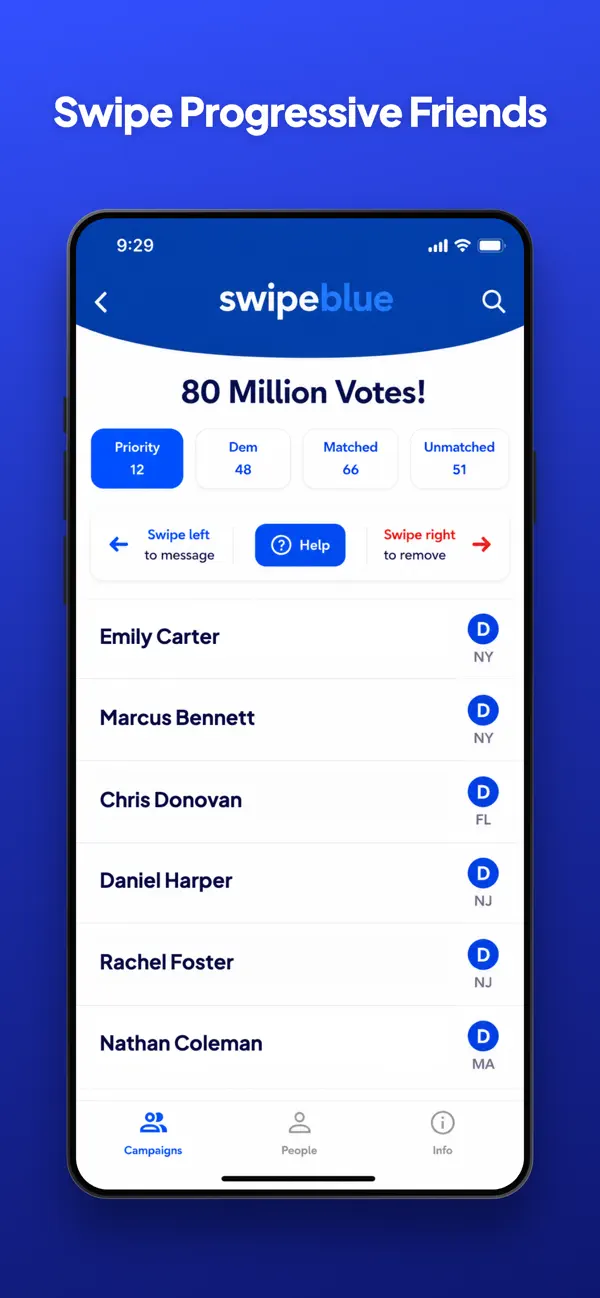 Screenshot #2 pour SwipeBlue to Change the World