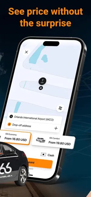 66 Rideusa: Orlando Rideshare screenshot 2