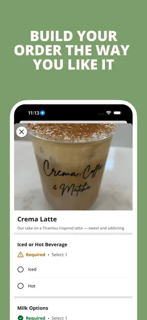 Crema Coffee Matcha screenshot 2