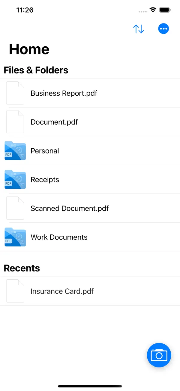 Screenshot #1 pour PDF Scanner Lite